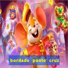 bordado ponto cruz do corinthians